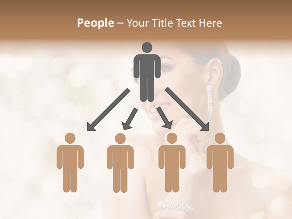 Eyes Jewelry Beauty PowerPoint Template