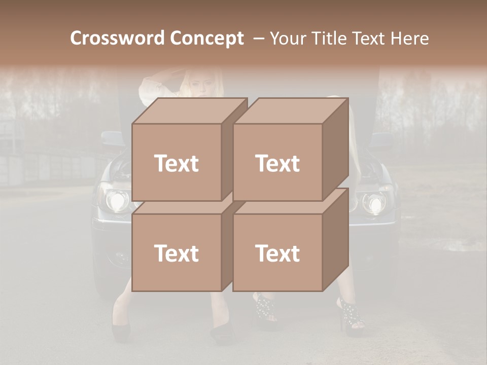 Corporate Toon Team PowerPoint Template
