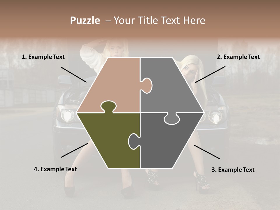 Corporate Toon Team PowerPoint Template