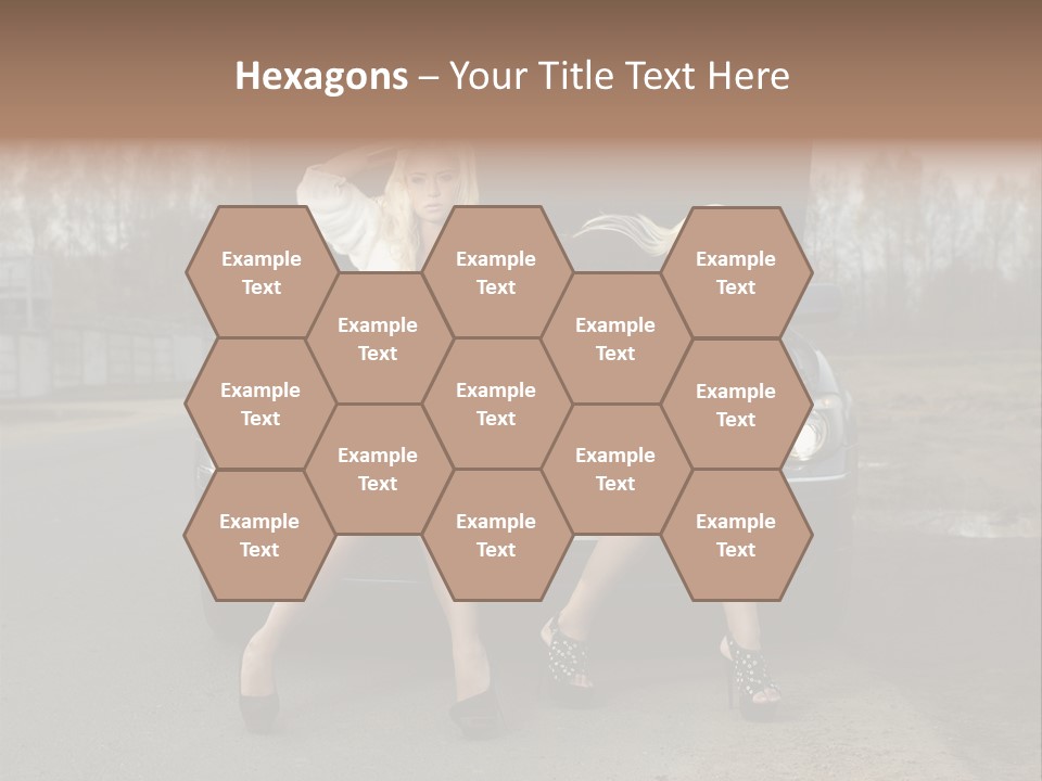 Corporate Toon Team PowerPoint Template