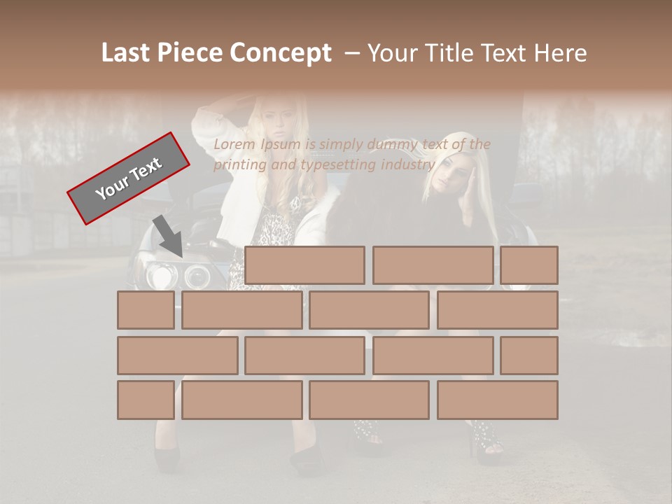 Corporate Toon Team PowerPoint Template