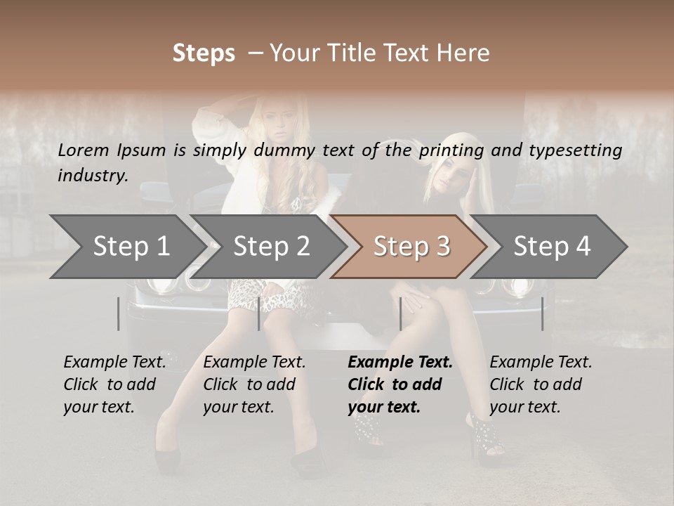Corporate Toon Team PowerPoint Template