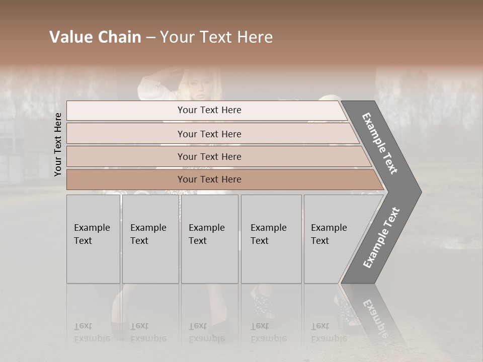 Corporate Toon Team PowerPoint Template