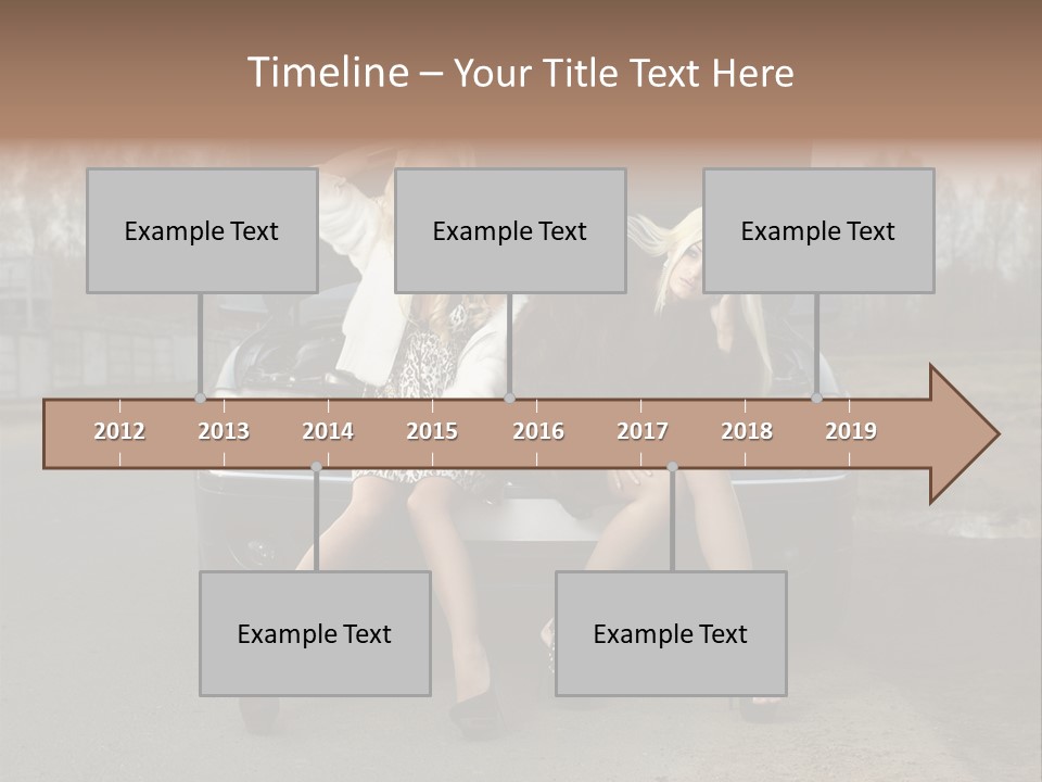 Corporate Toon Team PowerPoint Template
