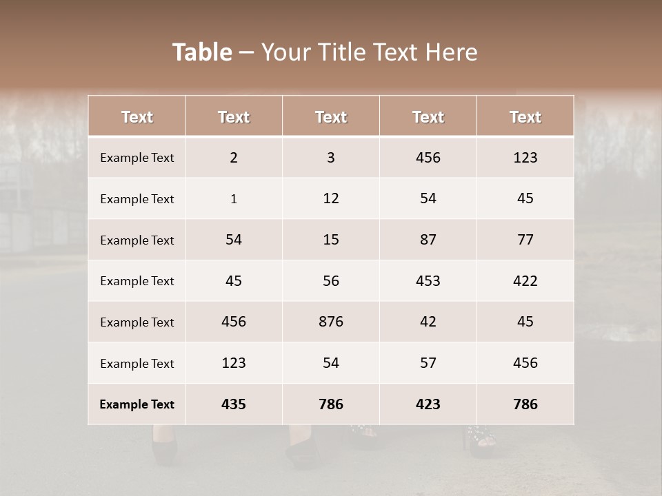 Corporate Toon Team PowerPoint Template
