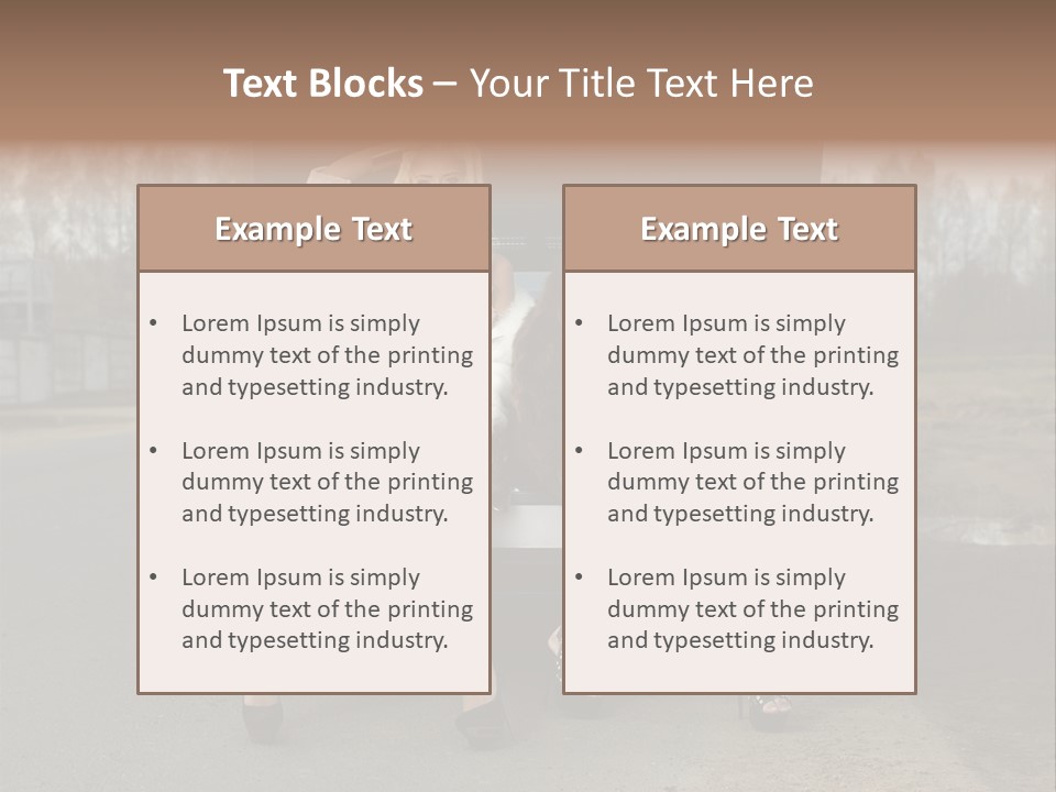 Corporate Toon Team PowerPoint Template
