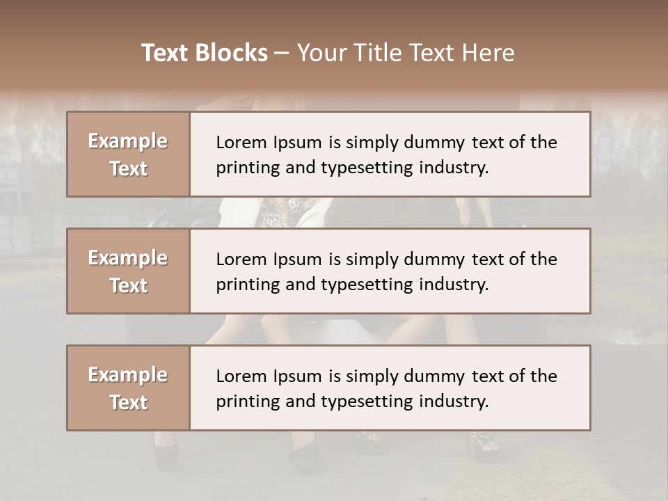 Corporate Toon Team PowerPoint Template