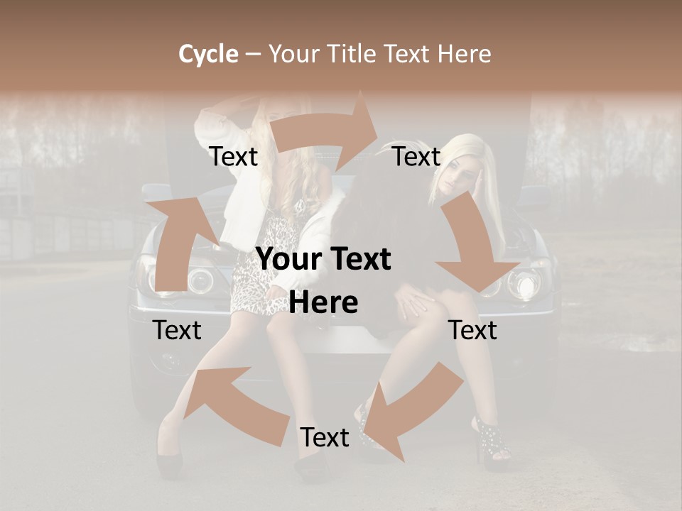 Corporate Toon Team PowerPoint Template