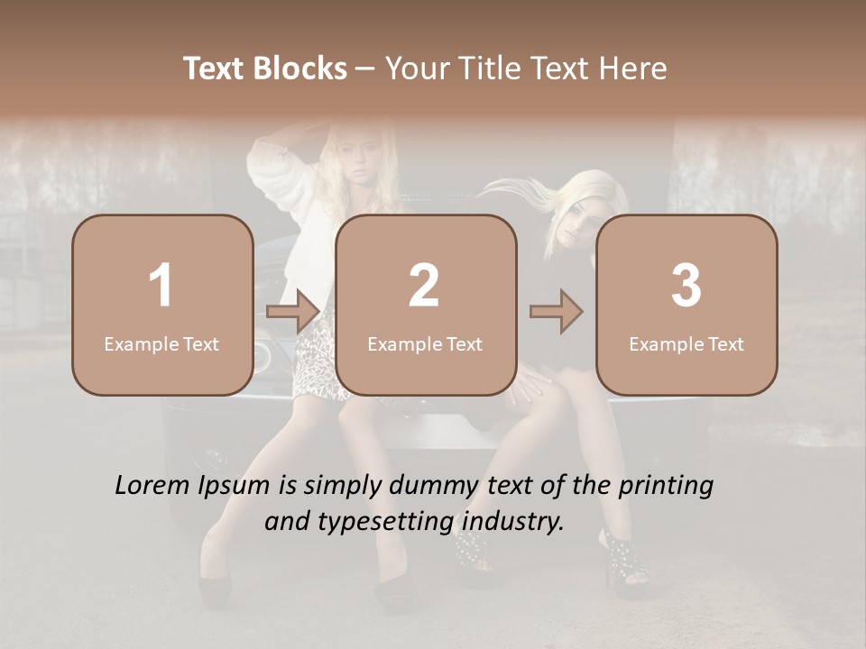 Corporate Toon Team PowerPoint Template