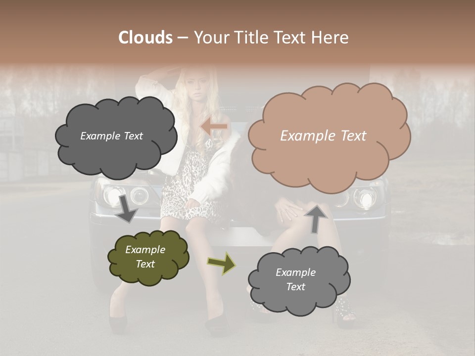 Corporate Toon Team PowerPoint Template