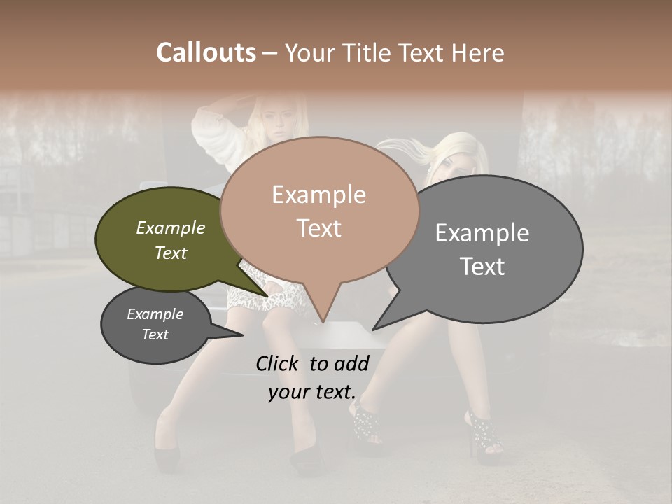 Corporate Toon Team PowerPoint Template