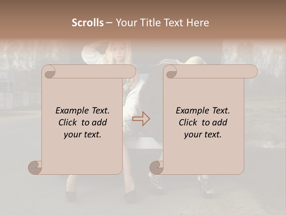 Corporate Toon Team PowerPoint Template