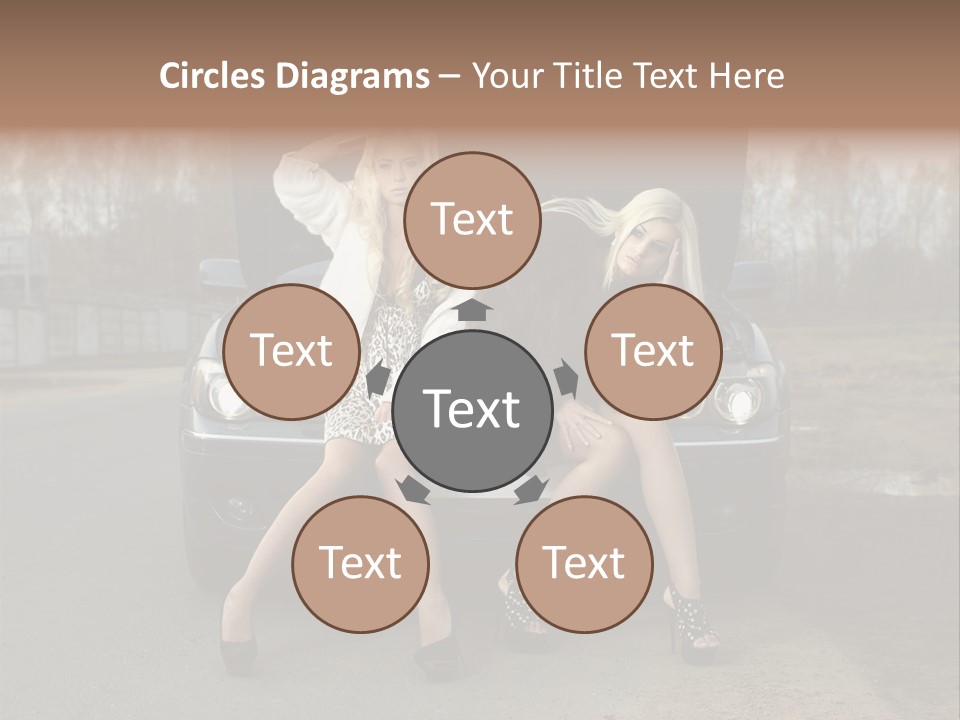 Corporate Toon Team PowerPoint Template