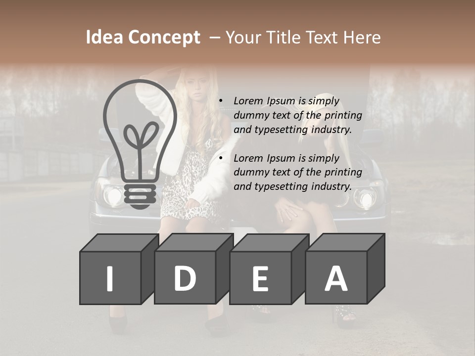 Corporate Toon Team PowerPoint Template