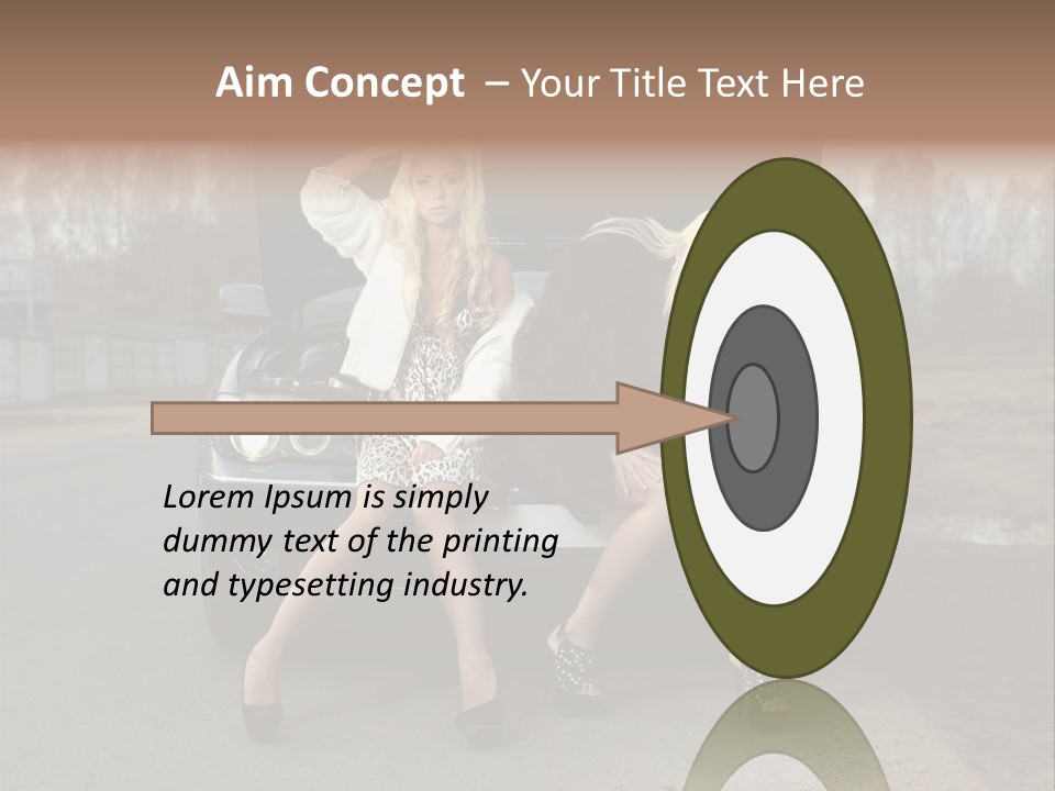 Corporate Toon Team PowerPoint Template