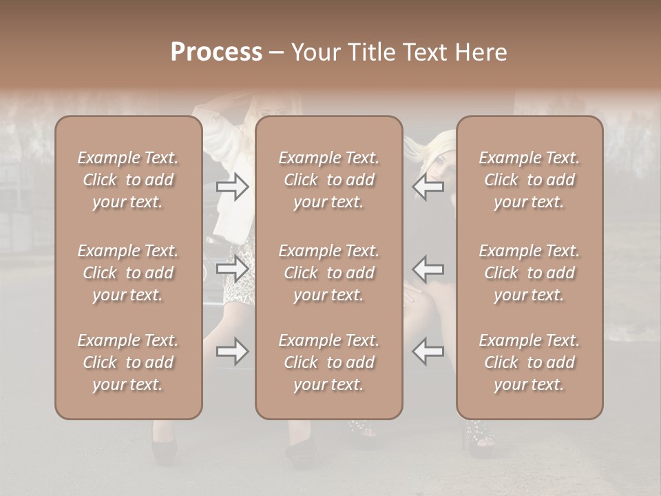 Corporate Toon Team PowerPoint Template