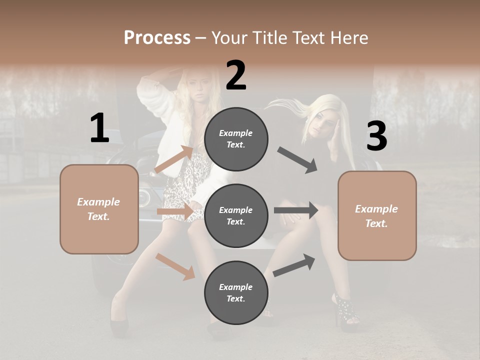 Corporate Toon Team PowerPoint Template