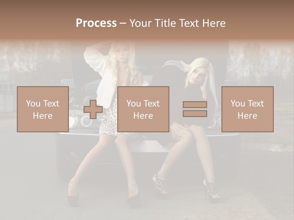 Corporate Toon Team PowerPoint Template