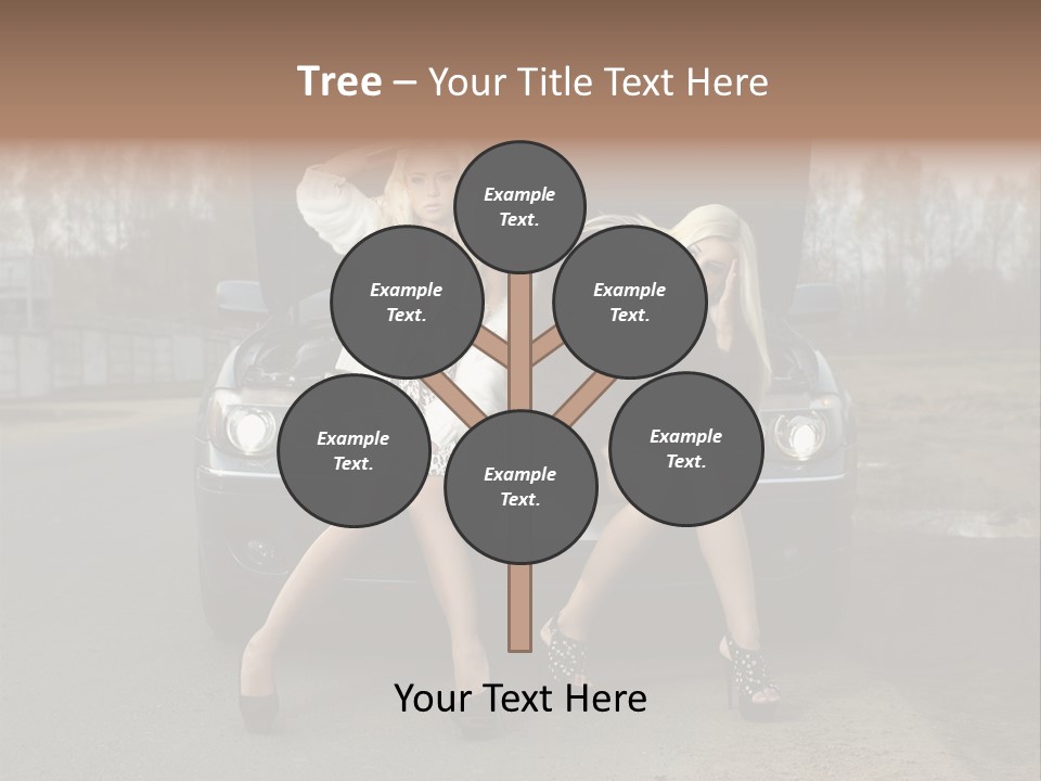 Corporate Toon Team PowerPoint Template