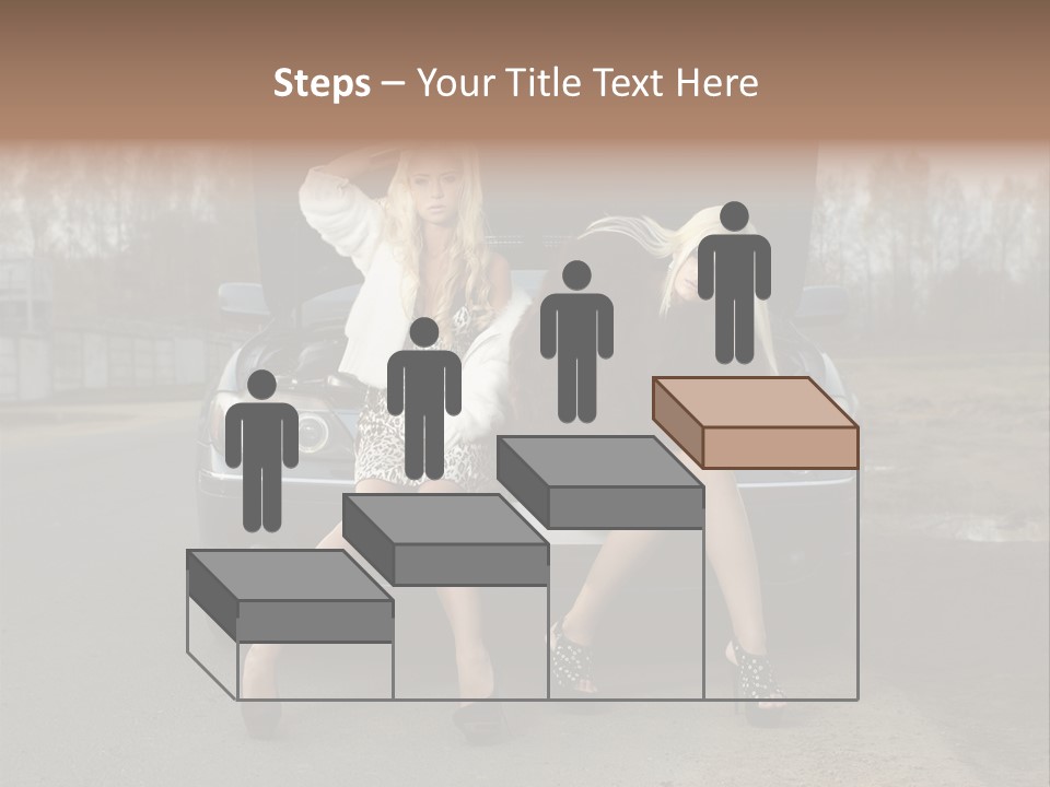 Corporate Toon Team PowerPoint Template