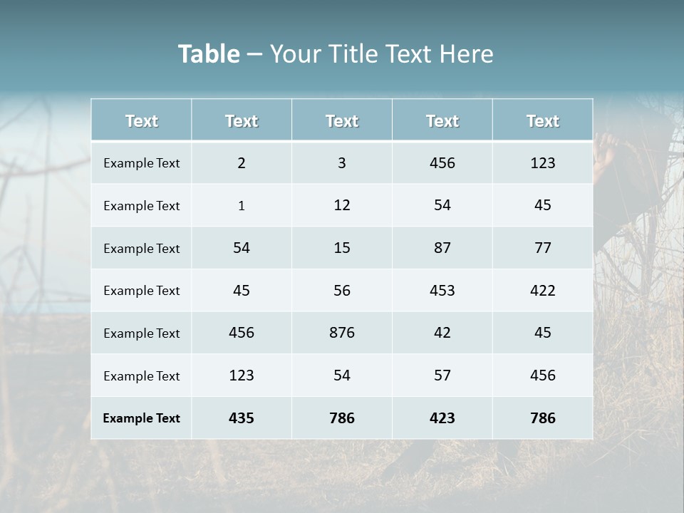 Umbrella Sad Lady PowerPoint Template