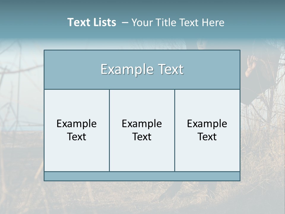 Umbrella Sad Lady PowerPoint Template