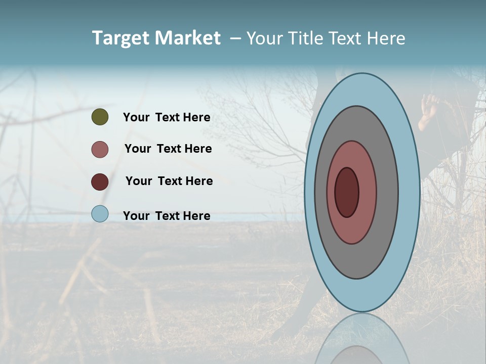 Umbrella Sad Lady PowerPoint Template