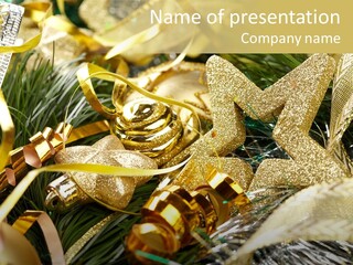 Object Shape Sparkle PowerPoint Template