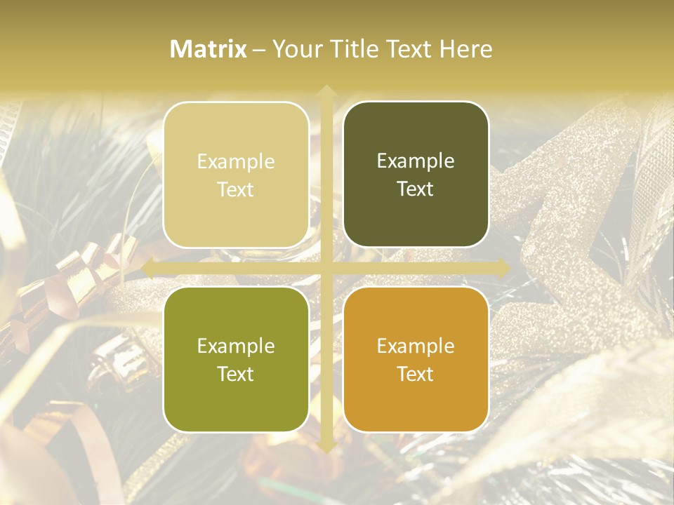 Object Shape Sparkle PowerPoint Template