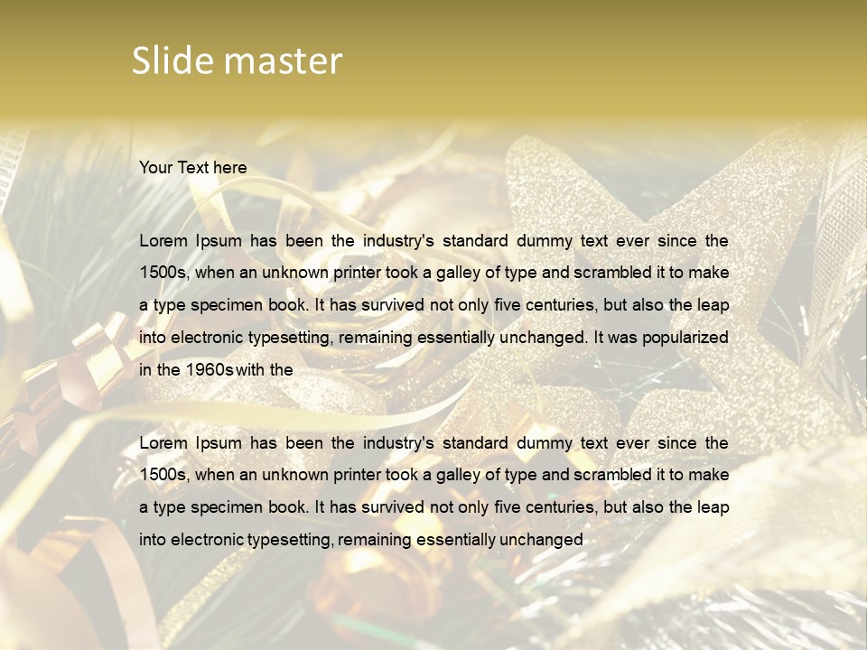 Object Shape Sparkle PowerPoint Template