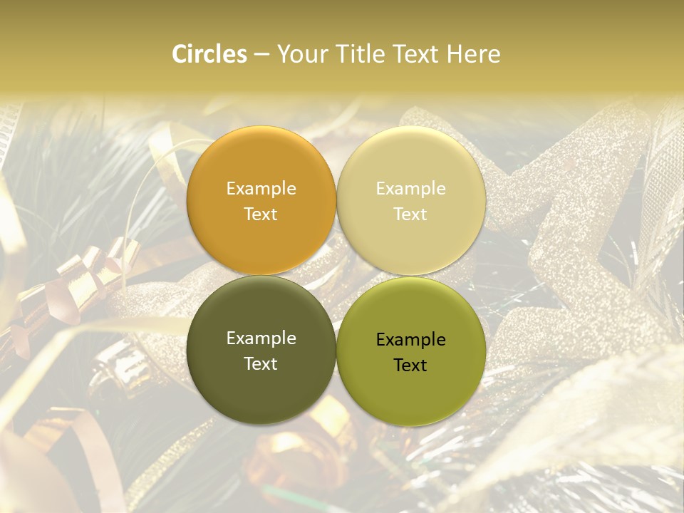 Object Shape Sparkle PowerPoint Template