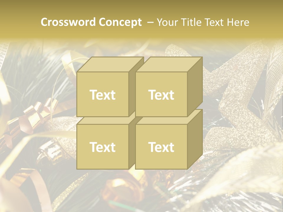 Object Shape Sparkle PowerPoint Template