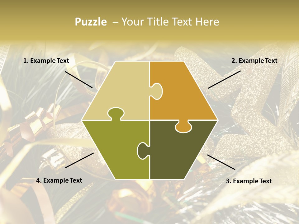 Object Shape Sparkle PowerPoint Template