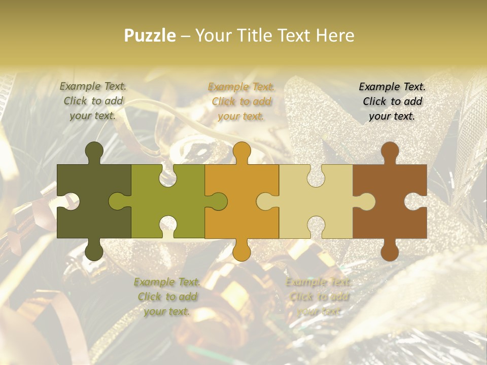 Object Shape Sparkle PowerPoint Template