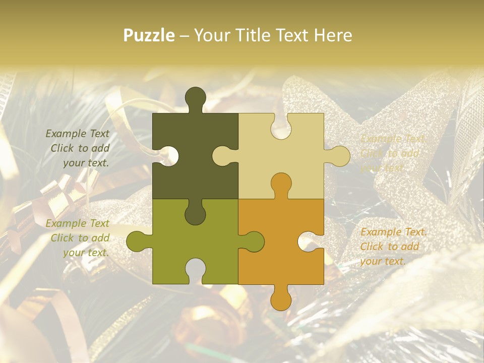 Object Shape Sparkle PowerPoint Template