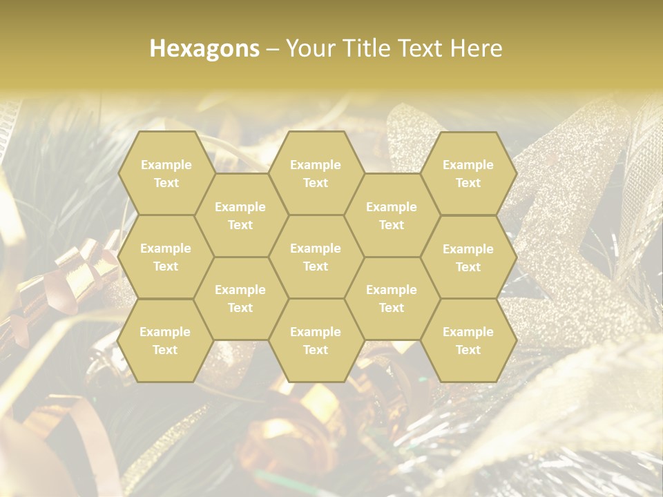 Object Shape Sparkle PowerPoint Template