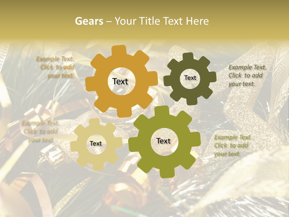 Object Shape Sparkle PowerPoint Template