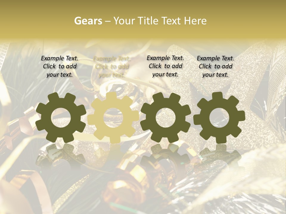 Object Shape Sparkle PowerPoint Template