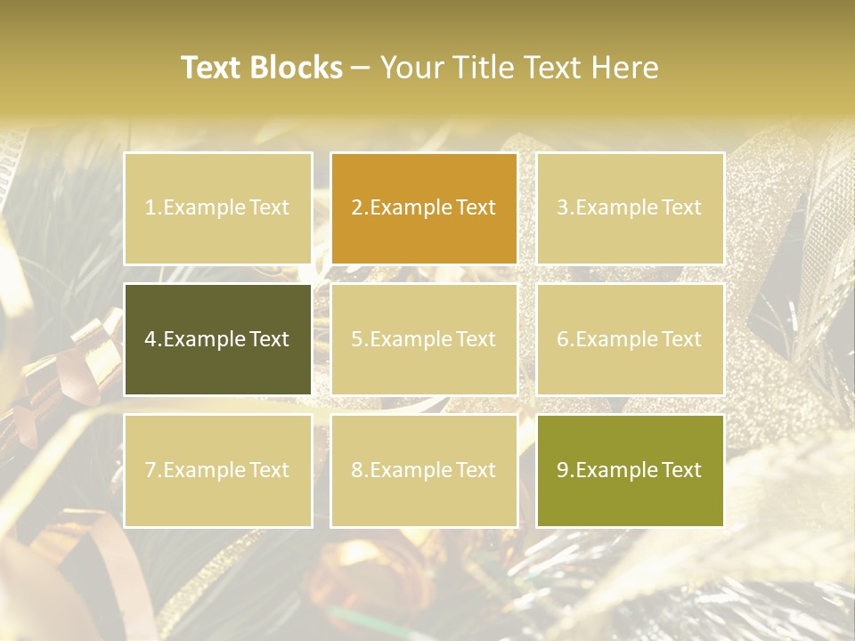 Object Shape Sparkle PowerPoint Template