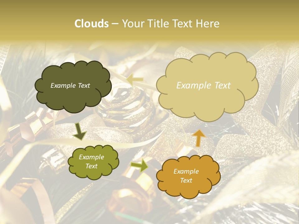 Object Shape Sparkle PowerPoint Template
