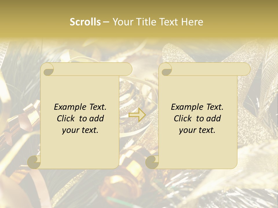 Object Shape Sparkle PowerPoint Template