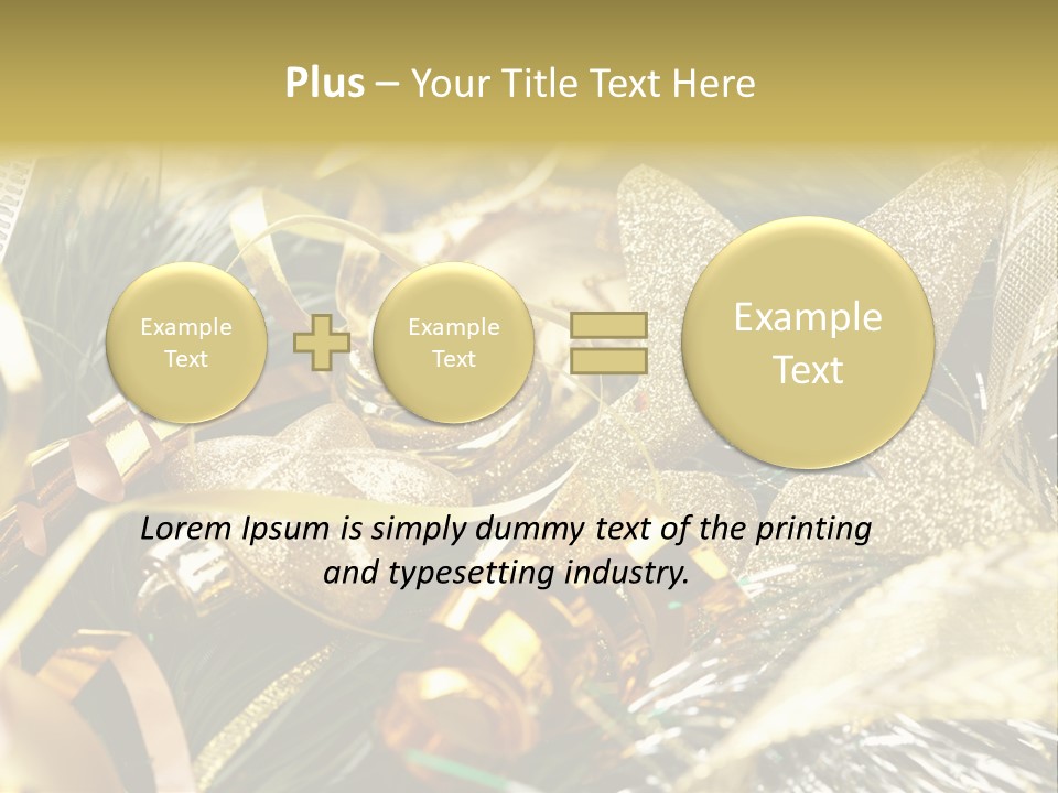 Object Shape Sparkle PowerPoint Template