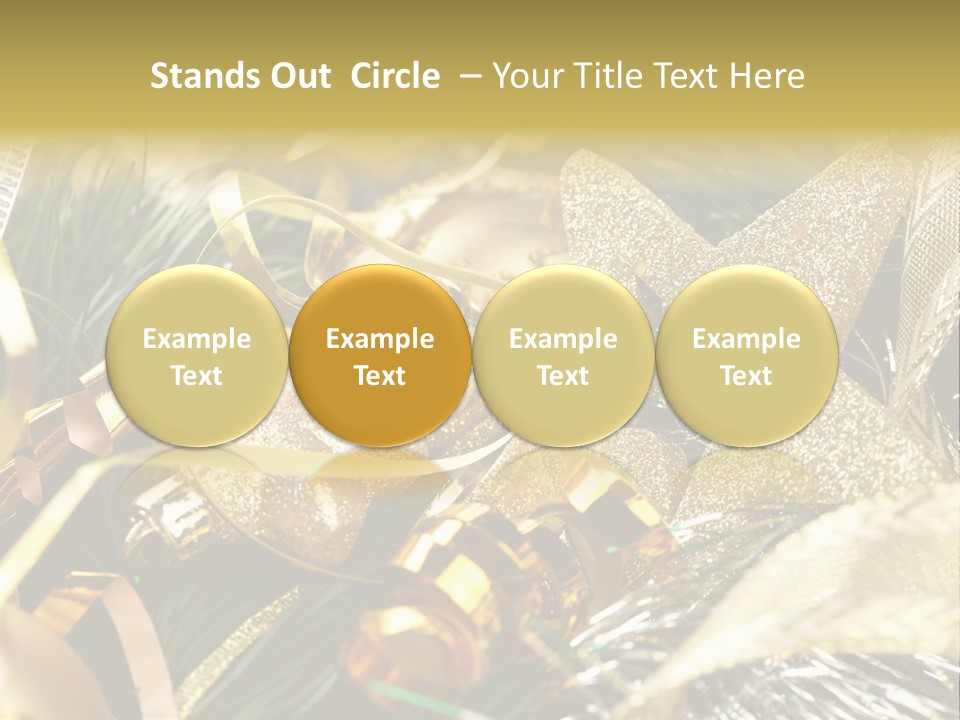 Object Shape Sparkle PowerPoint Template