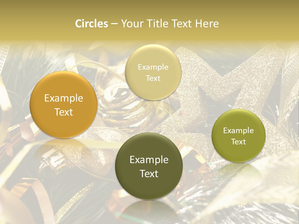 Object Shape Sparkle PowerPoint Template