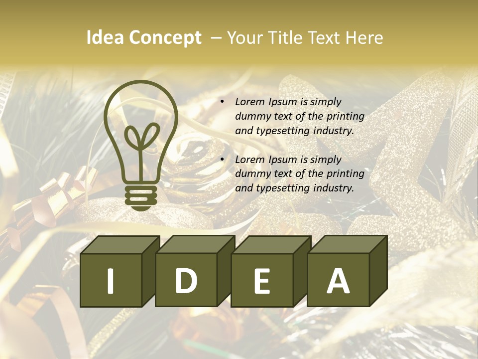 Object Shape Sparkle PowerPoint Template