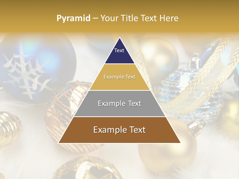 Decorate Sphere Blue PowerPoint Template