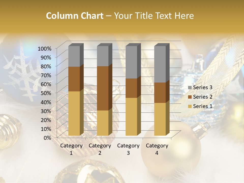 Decorate Sphere Blue PowerPoint Template