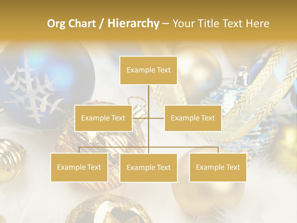 Decorate Sphere Blue PowerPoint Template