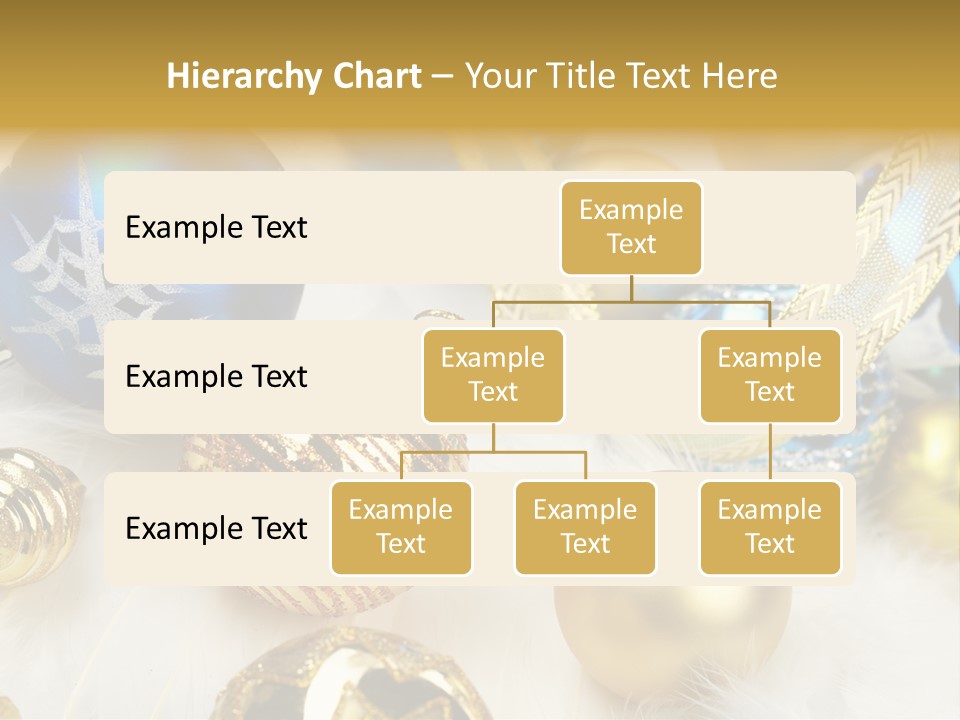 Decorate Sphere Blue PowerPoint Template