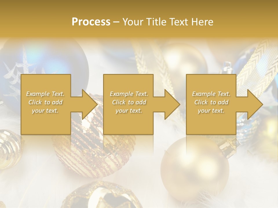 Decorate Sphere Blue PowerPoint Template